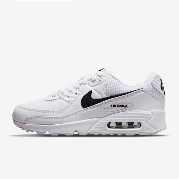 Nike Air Max 90 White Sneakers - Picture 1 of 8